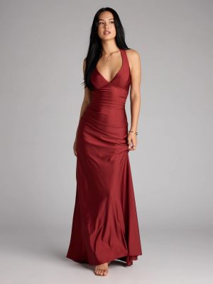 Jianne Formal Lace-Up Back Long Dress