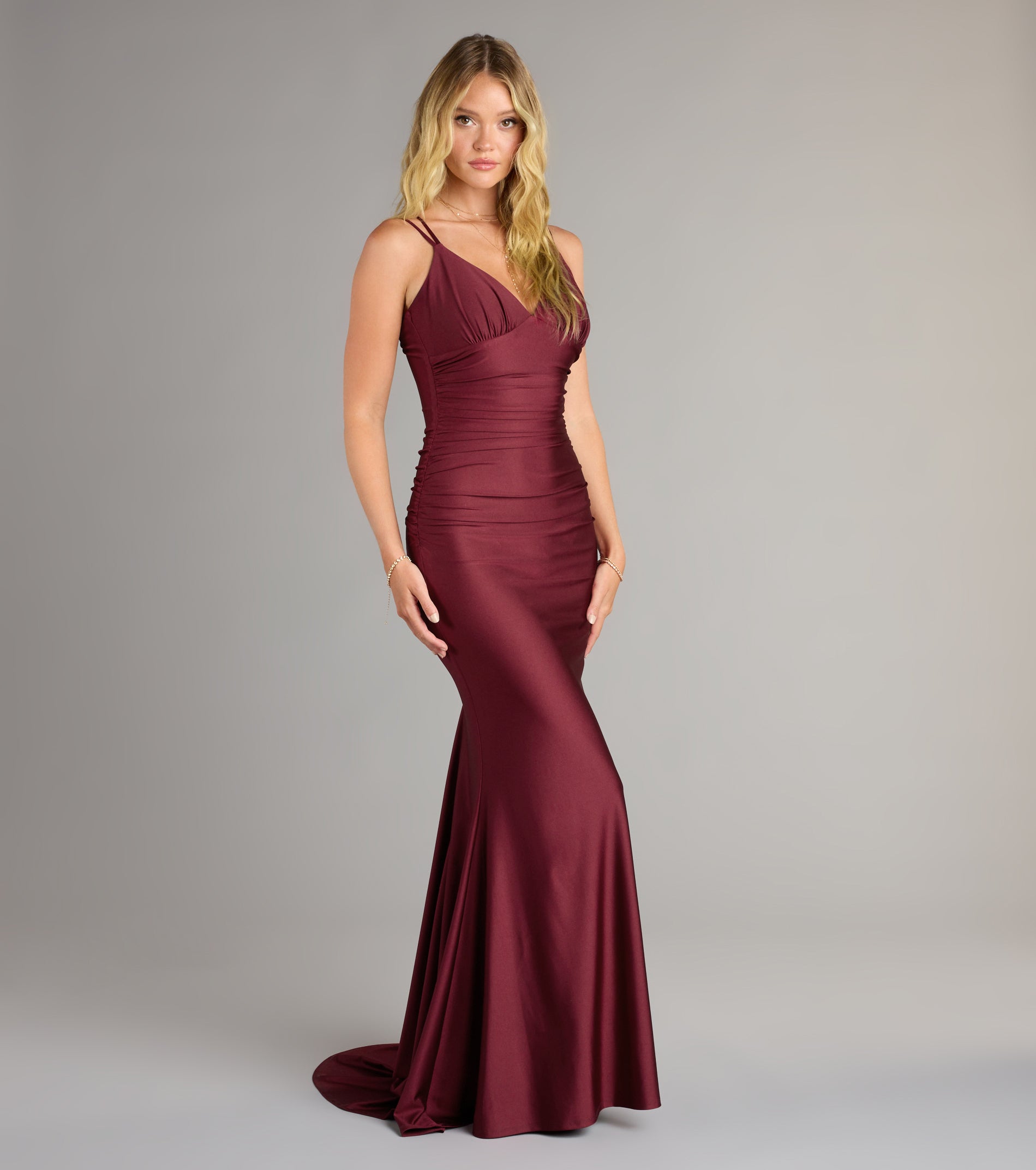 Amelia Lace-Up Mermaid Formal Dress - Image 5