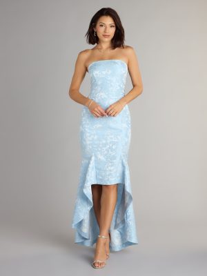 Luna Floral High Low Mermaid Formal Dress