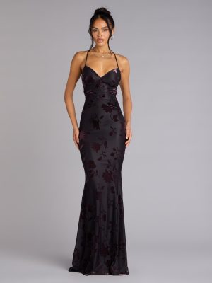 Danica Lace-Up Mermaid Formal Dress