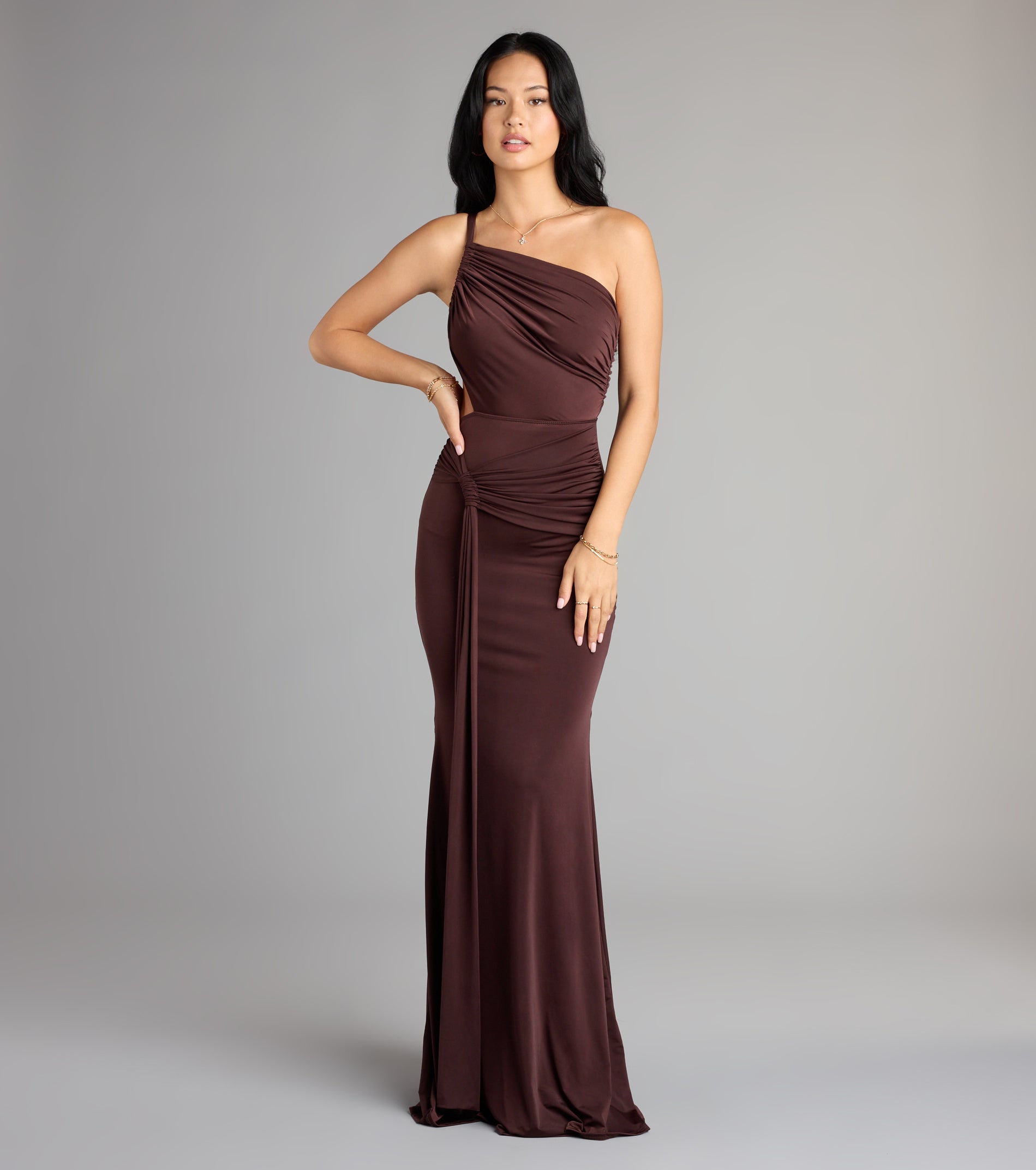 Julietta One Shoulder Mermaid Formal Dress - Image 8