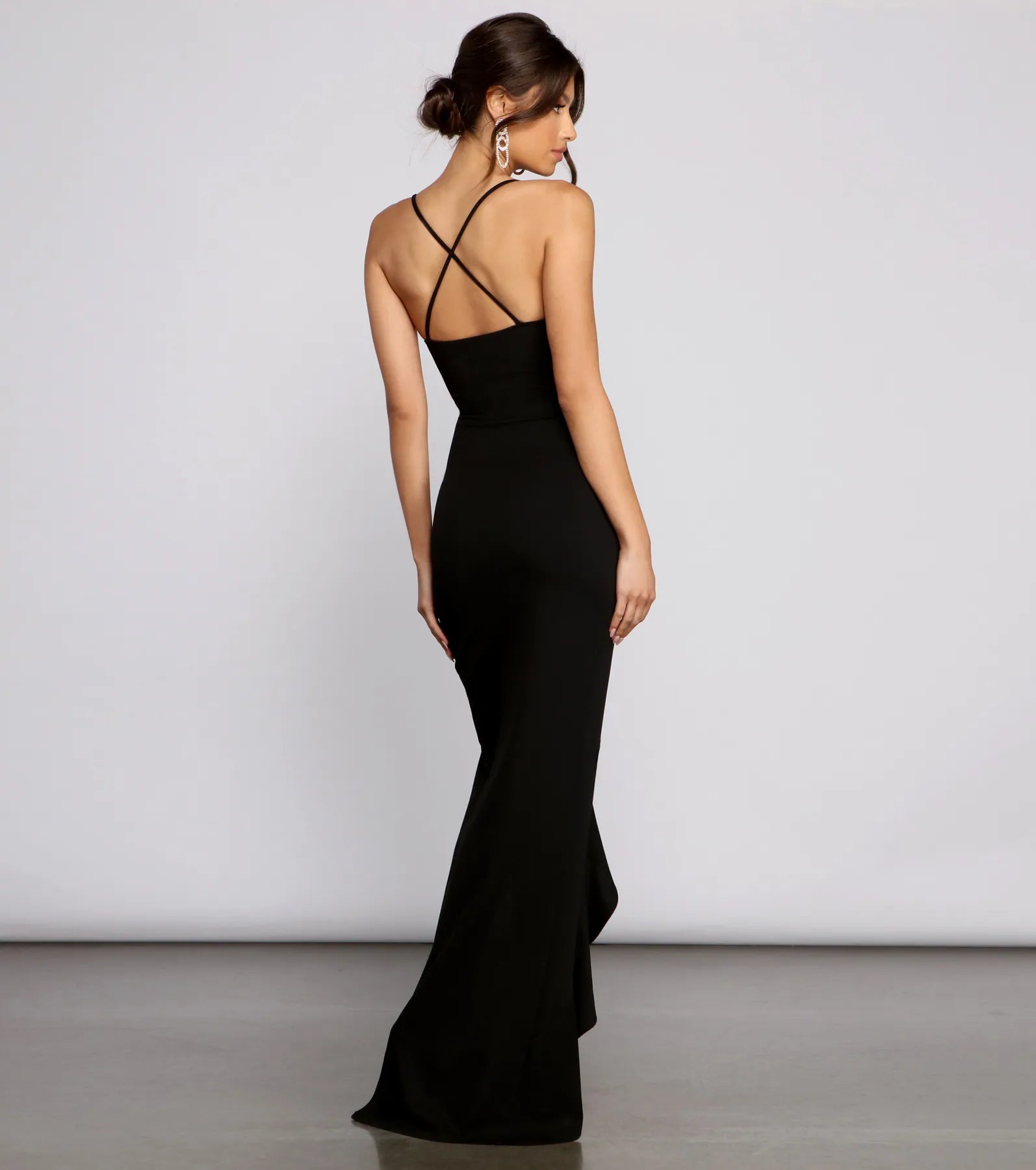 Tiffany Sleeveless High Slit Formal Dress - Image 2