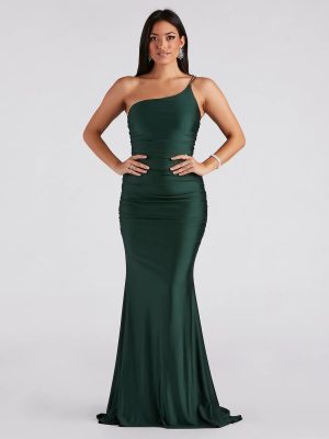 Nicole Formal One-Shoulder Mermaid Dress