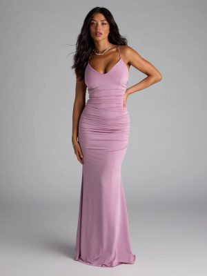 Justine V-Neck Mermaid Formal Dress