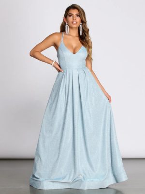 Jules Glitter Ball Gown