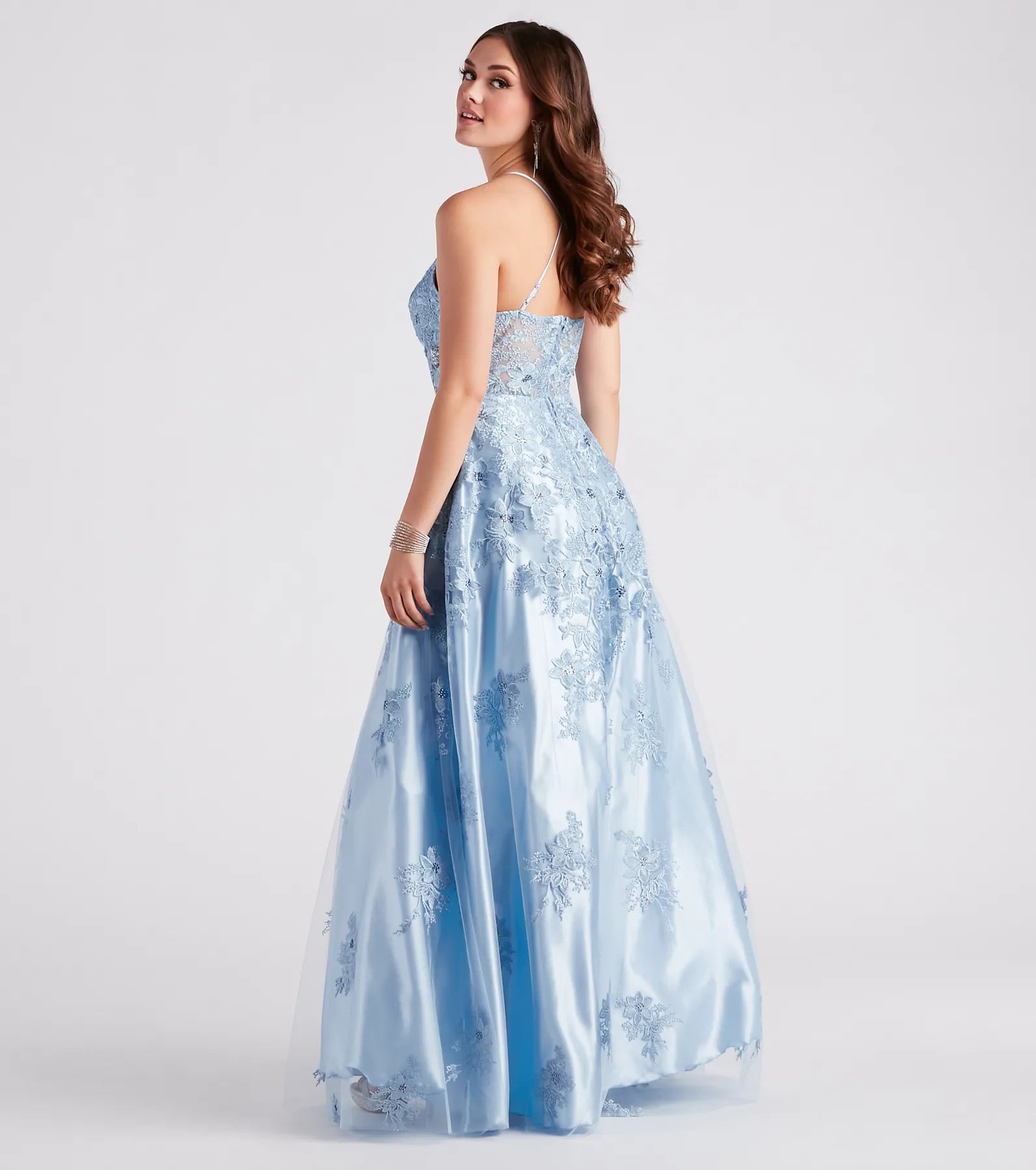 Willow Floral Embroidered Ball Gown - Image 2