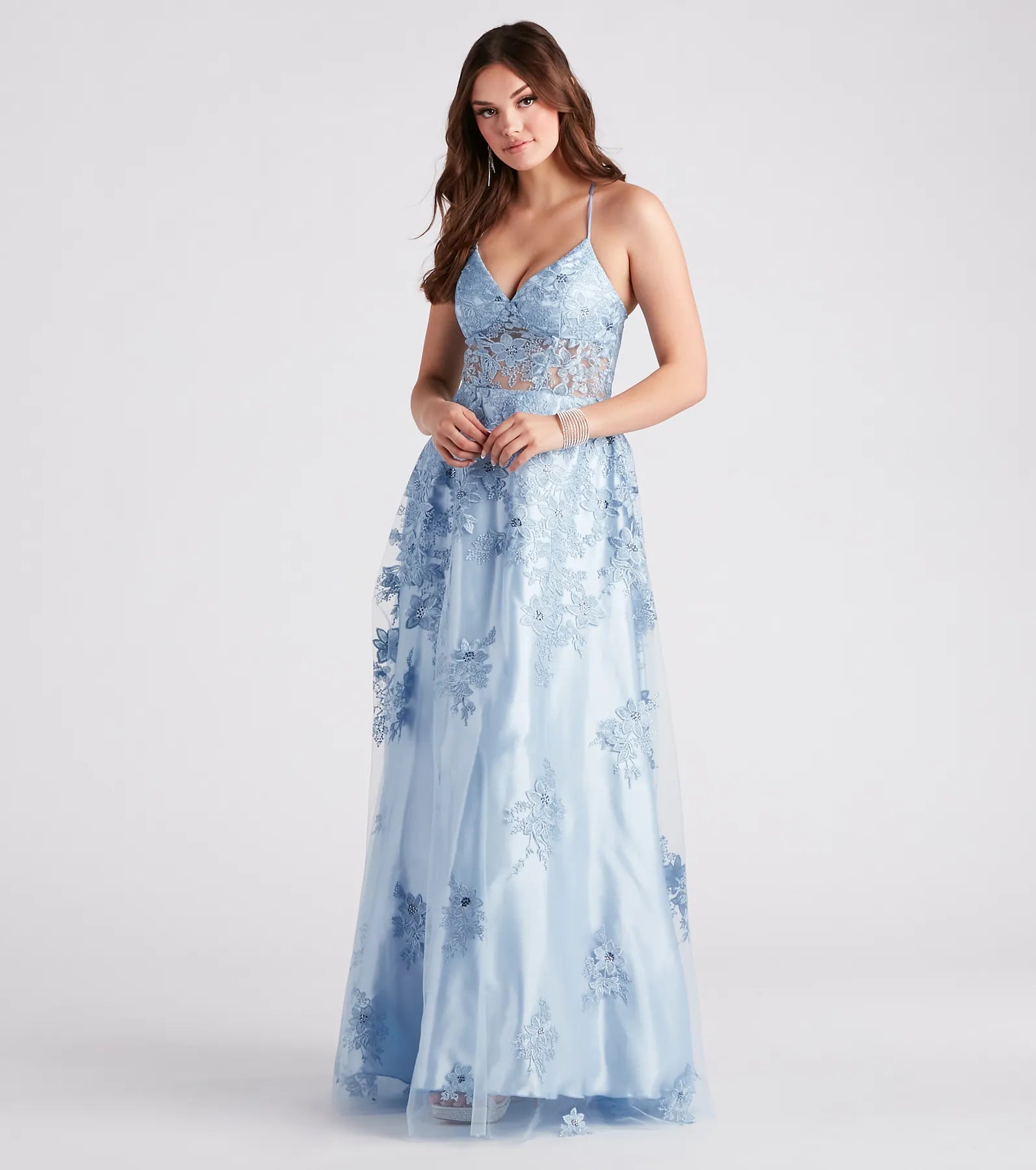 Willow Floral Embroidered Ball Gown - Image 3