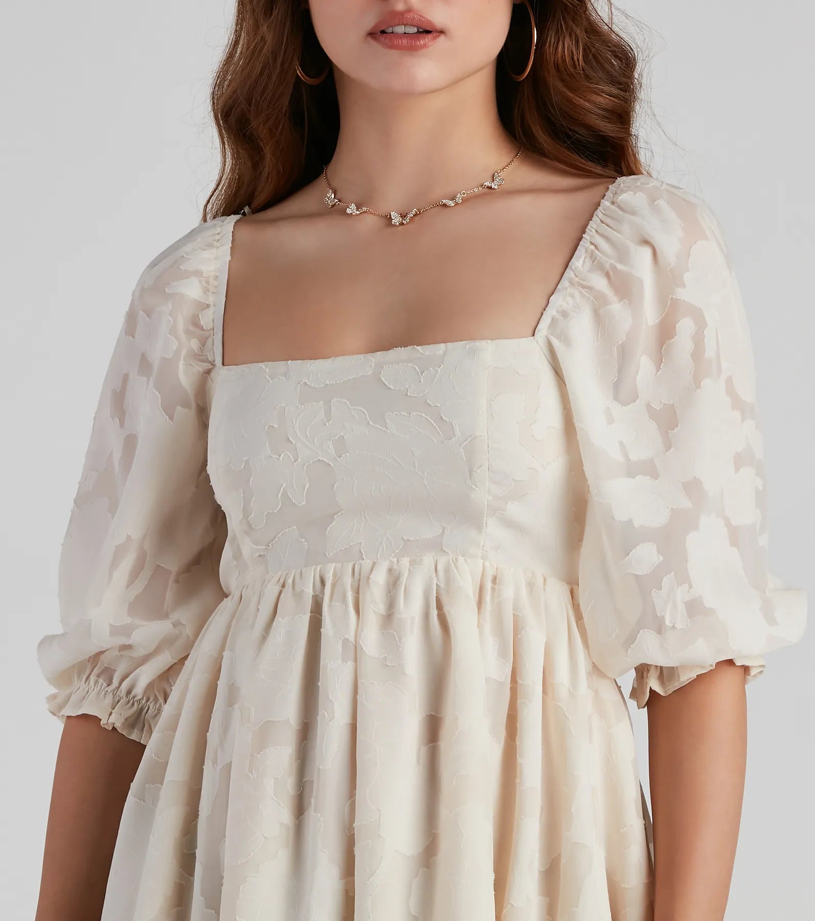 So Effortless Chiffon Skater Dress - Image 5