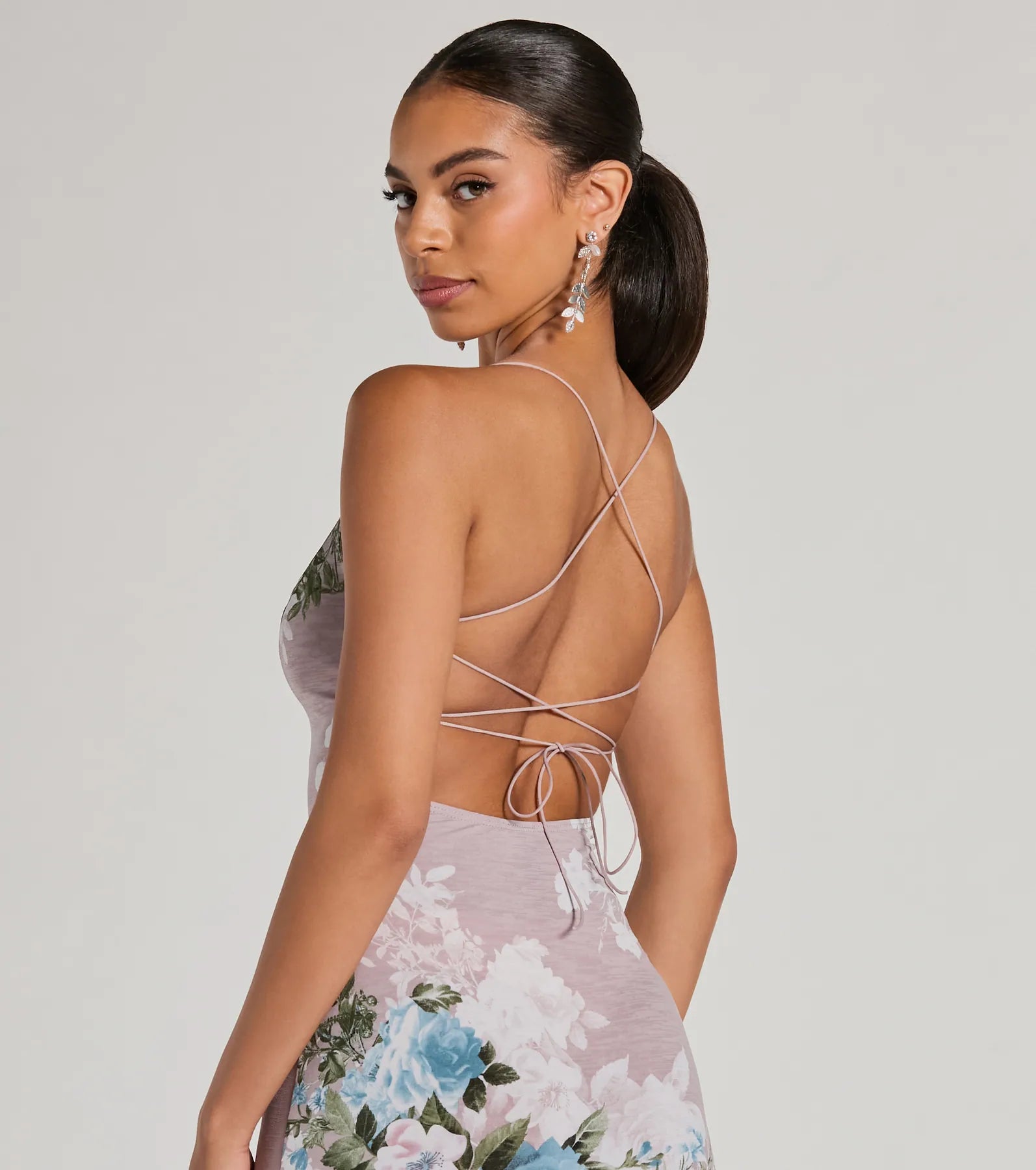 Blooming Floral Knit Maxi Dress - Image 9