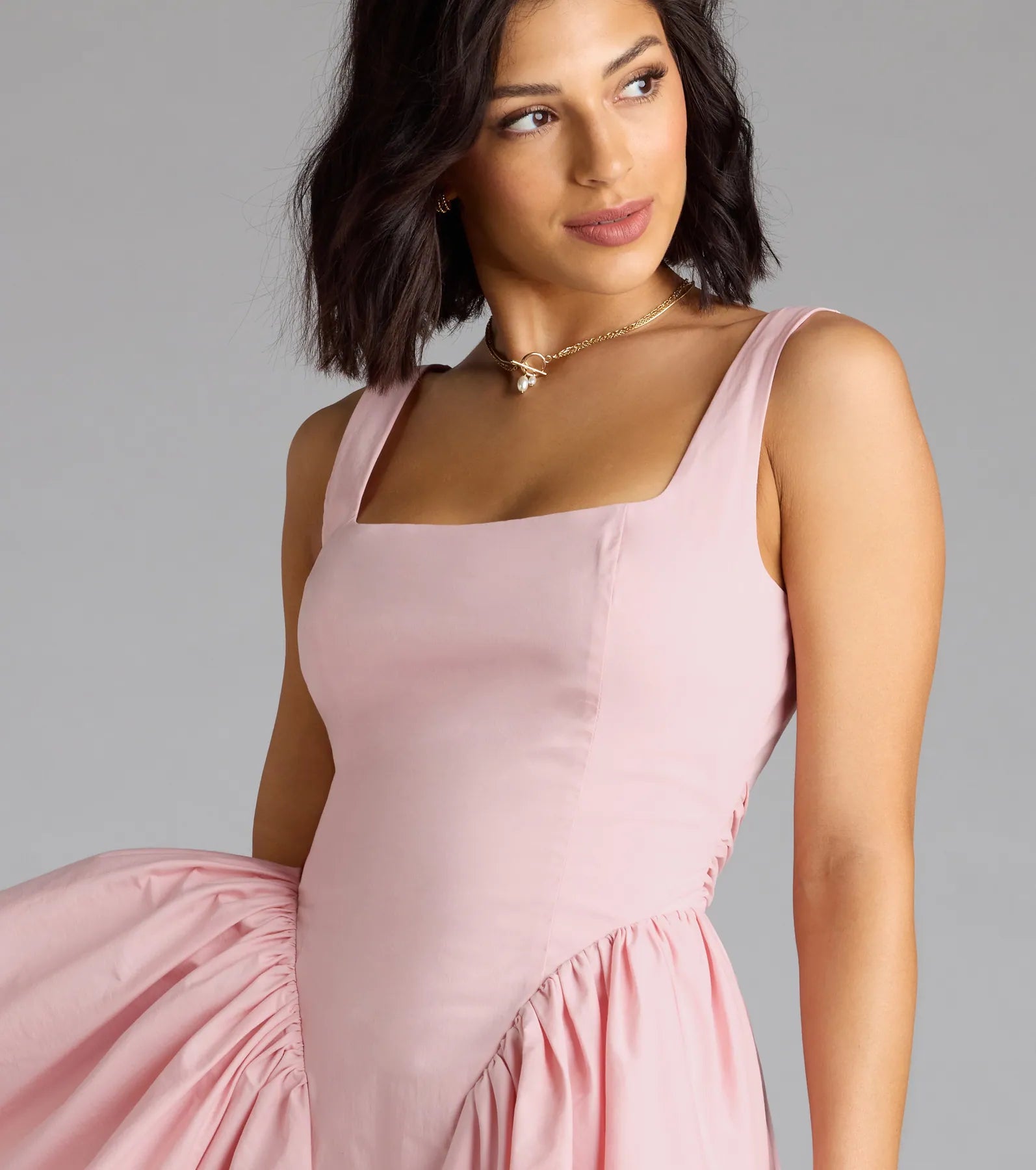 Sugar And Spice Sleeveless Tie-Back Skater Dress - Image 12