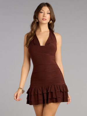 The Drama Edit Ruffle Mini Dress