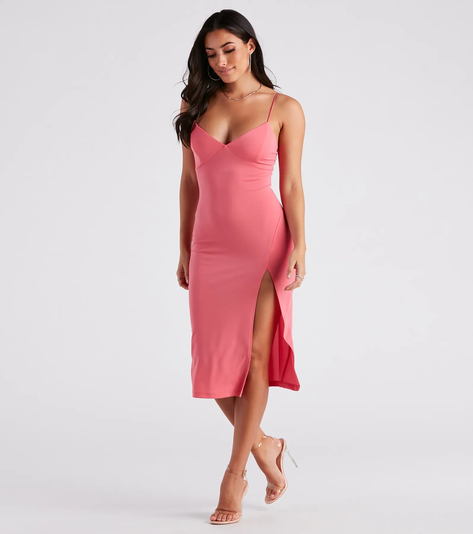 Minimalistic Sultry Midi Dress - Image 7