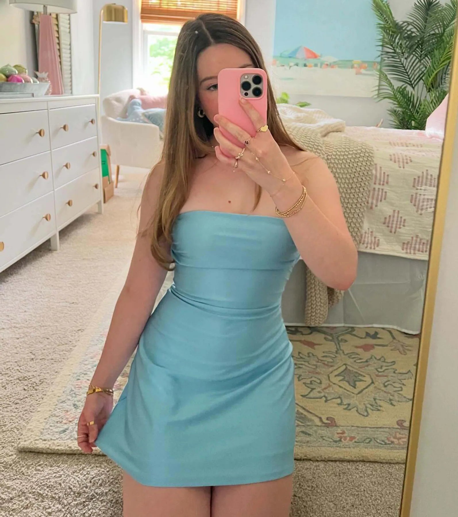 So Your Vibe Strapless A-line Mini Dress - Image 52