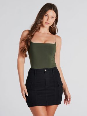 Strike An Attitude Chain Strap Bodysuit