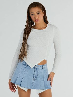 Elevated Basic Long Sleeve Textured Top