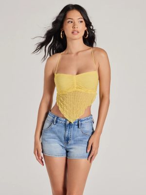 Cute Impulse Strappy Open Back Crop Top