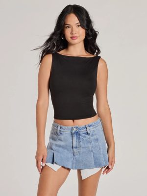 Second Look Open-Back Knit Tank Top