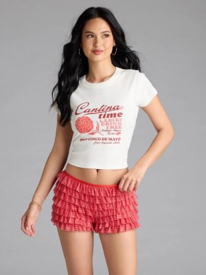 Cantina Time Crop Graphic Tee