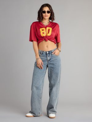 Fight On!® Babe USC® Cropped Jersey Top