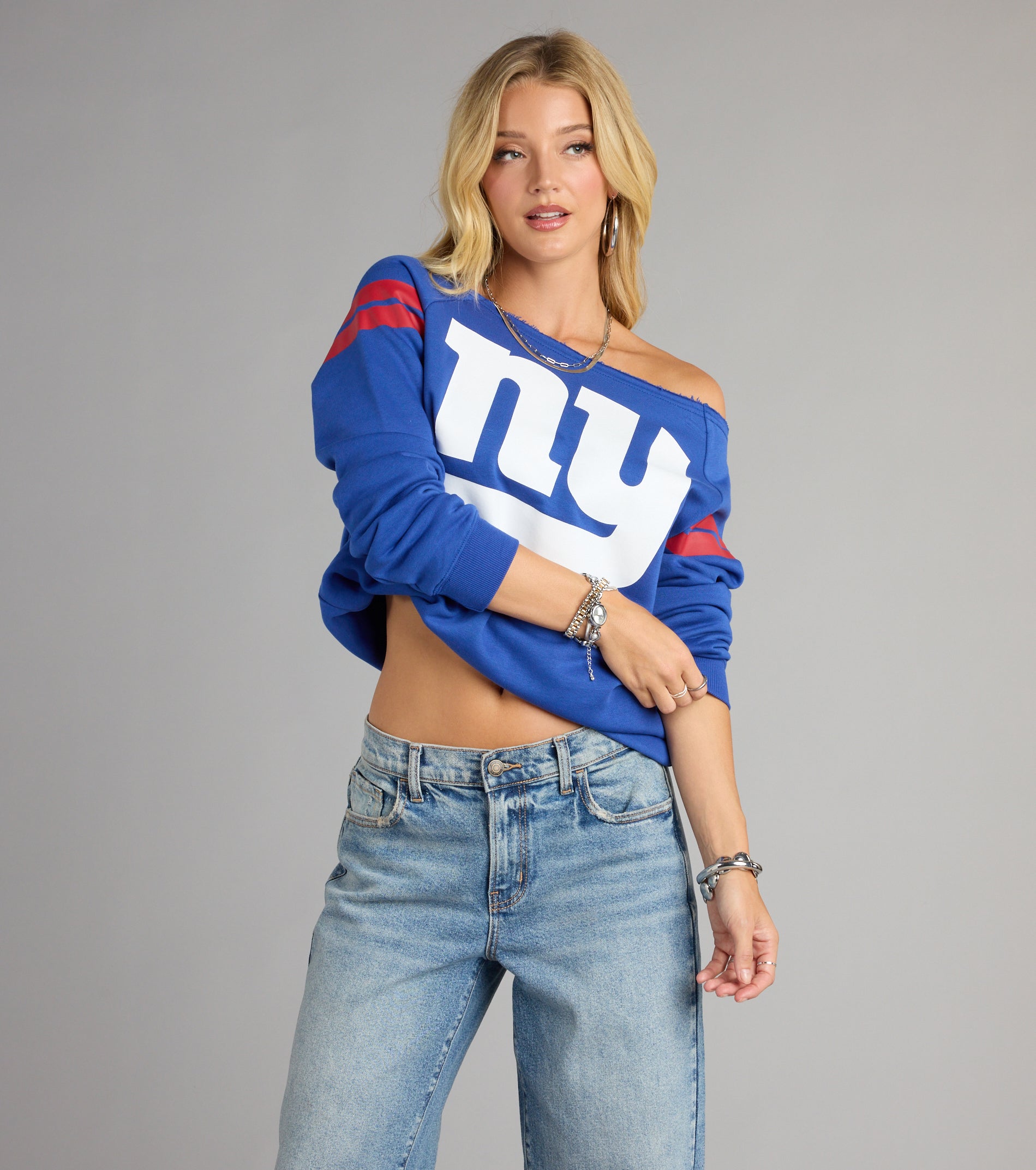 Ultra Game NFL New York Giants Pull-Over Top - Image 2