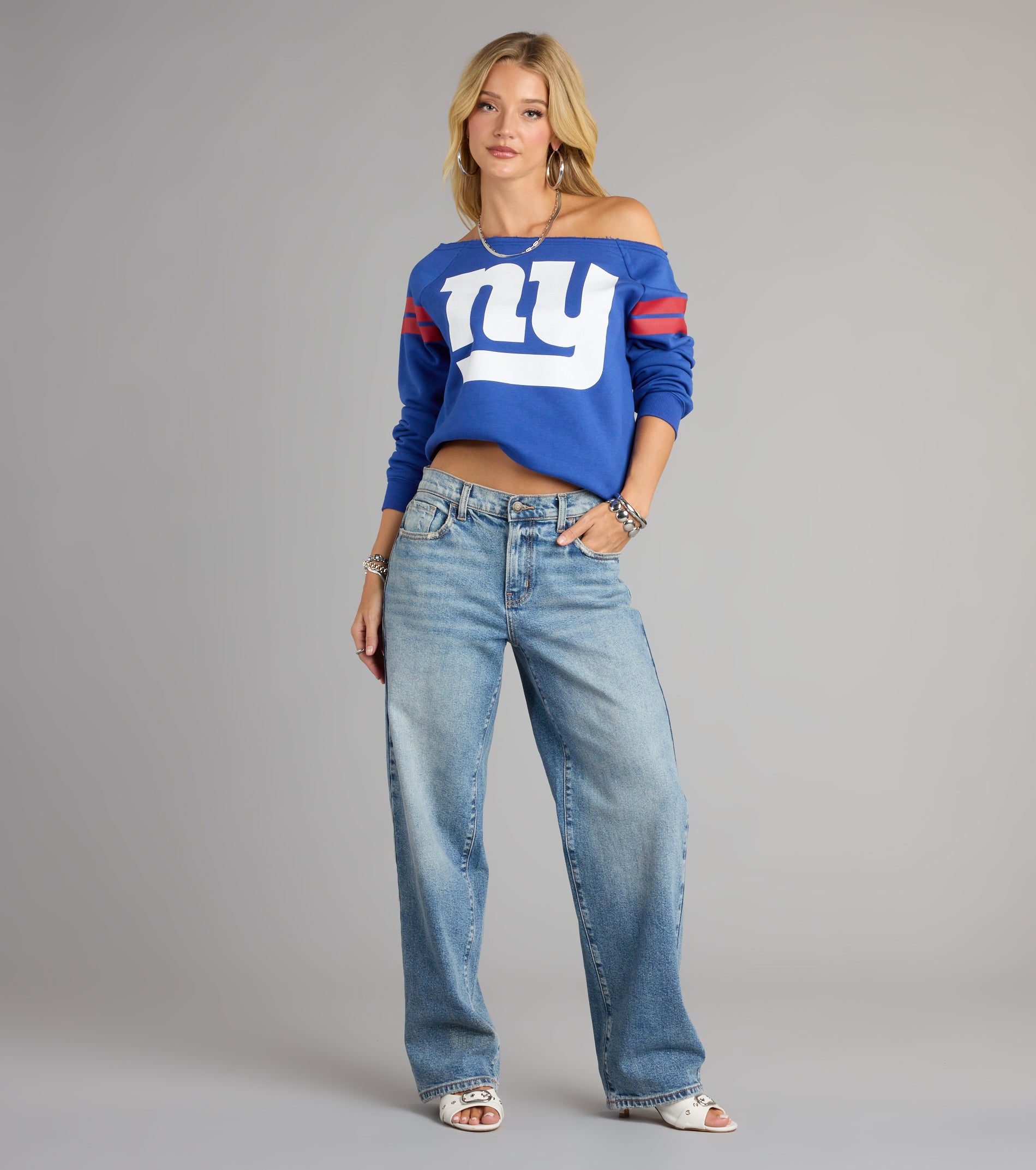 Ultra Game NFL New York Giants Pull-Over Top - Image 4