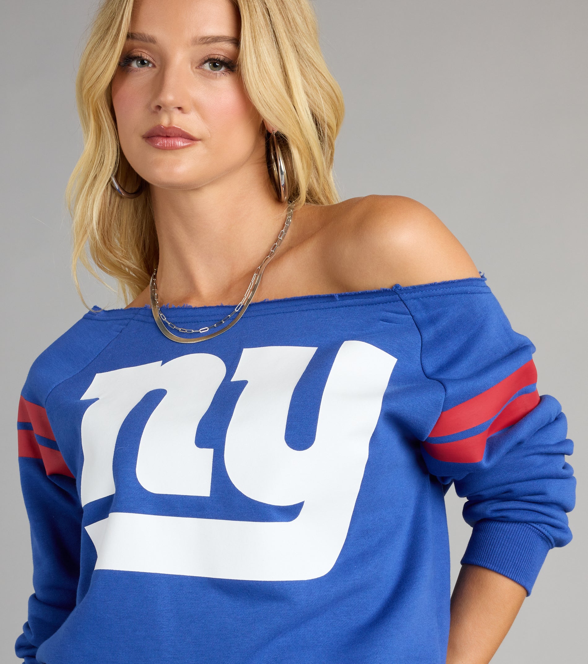 Ultra Game NFL New York Giants Pull-Over Top - Image 5