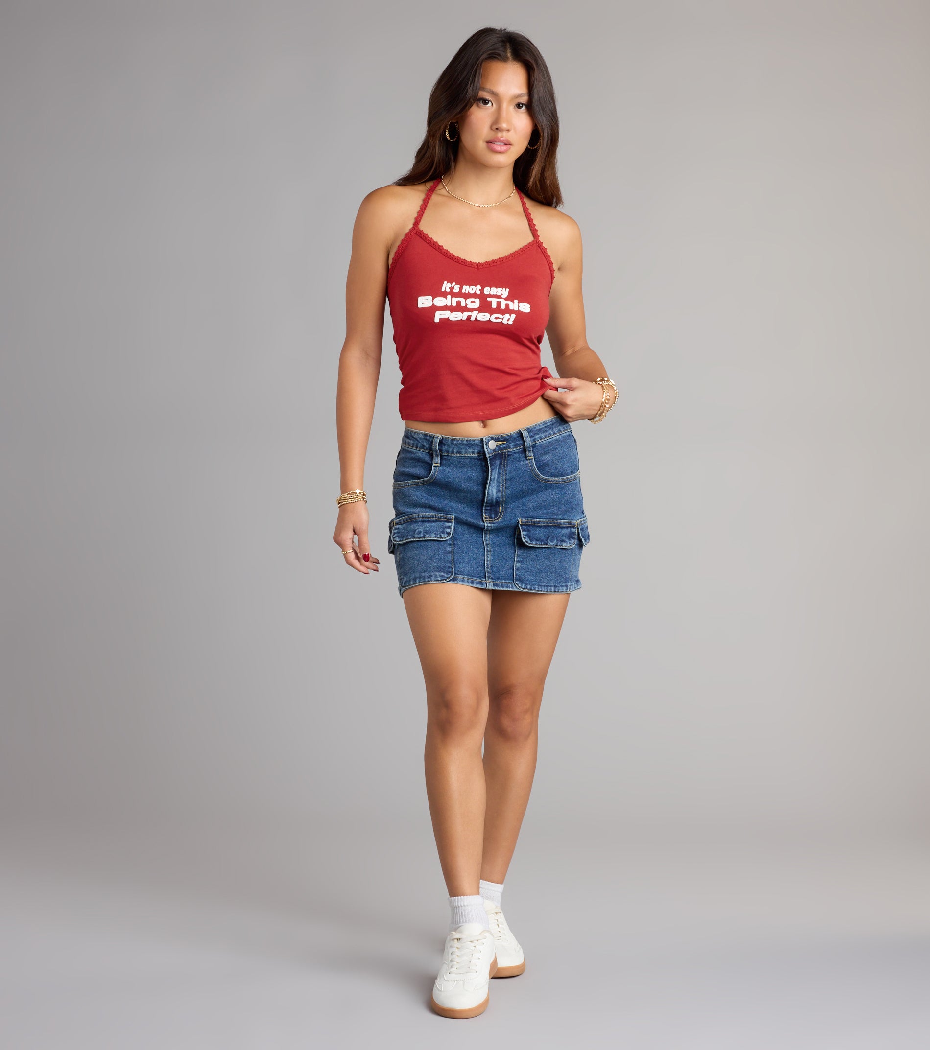 It's Not Easy Being This Perfect Crop Top - Image 3