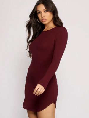 Back to Basics Knit Mini Dress