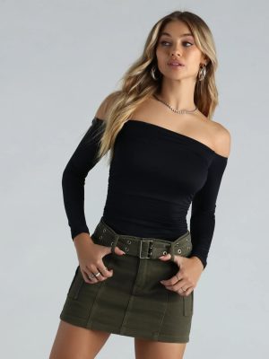 Pretty Feels Off-The-Shoulder Bodysuit