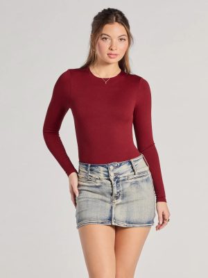 Smooth Moves Long Sleeve Crew Neck Bodysuit