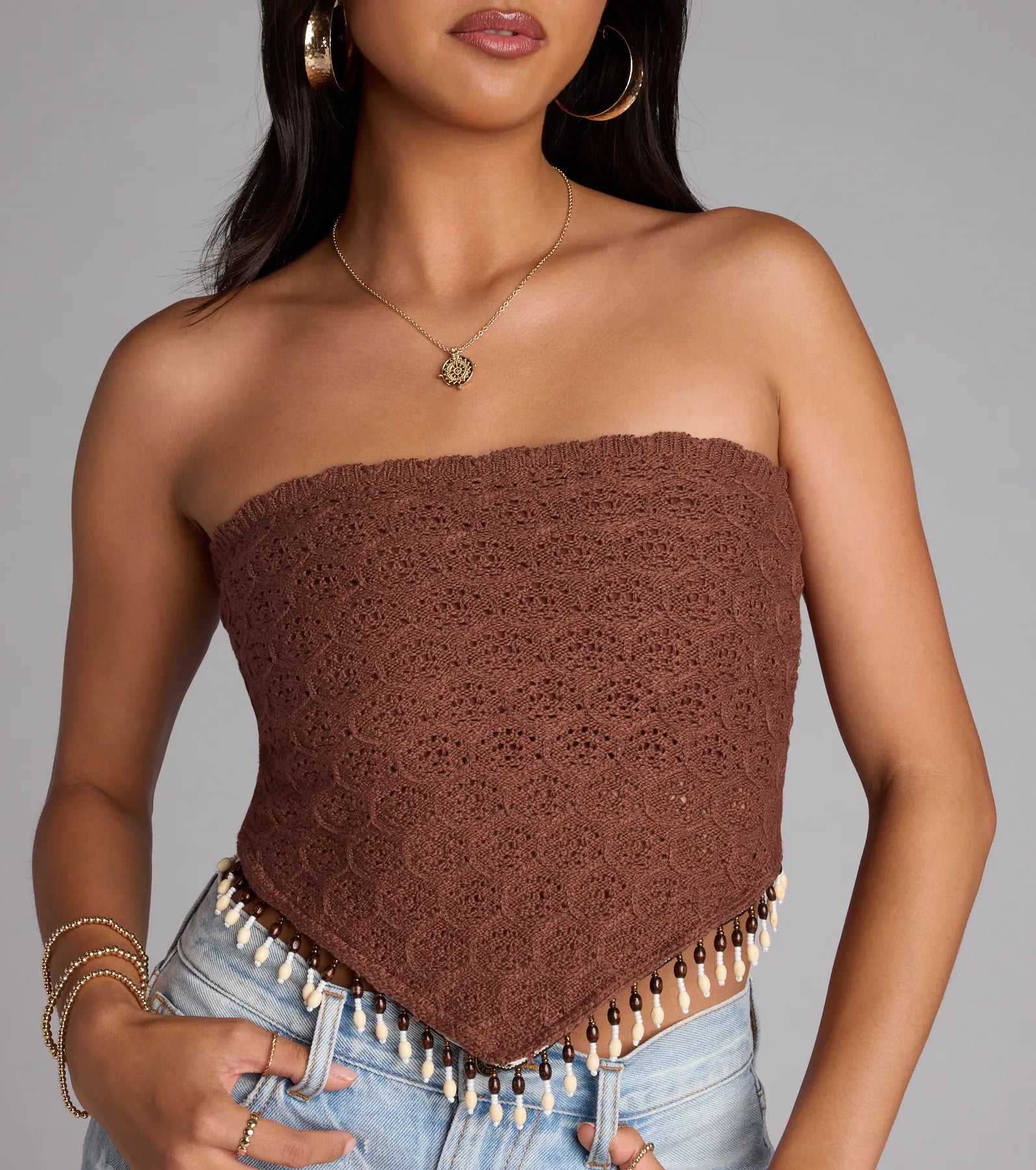 Shell We Dance Crochet Hanky Top - Image 4
