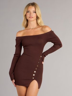 Casually Flirty Off-The-Shoulder Mini Dress