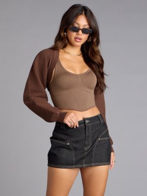 Cool Intentions Long Sleeve Knit Bolero