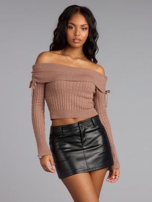 Fall Flirt Off-The-Shoulder Sweater