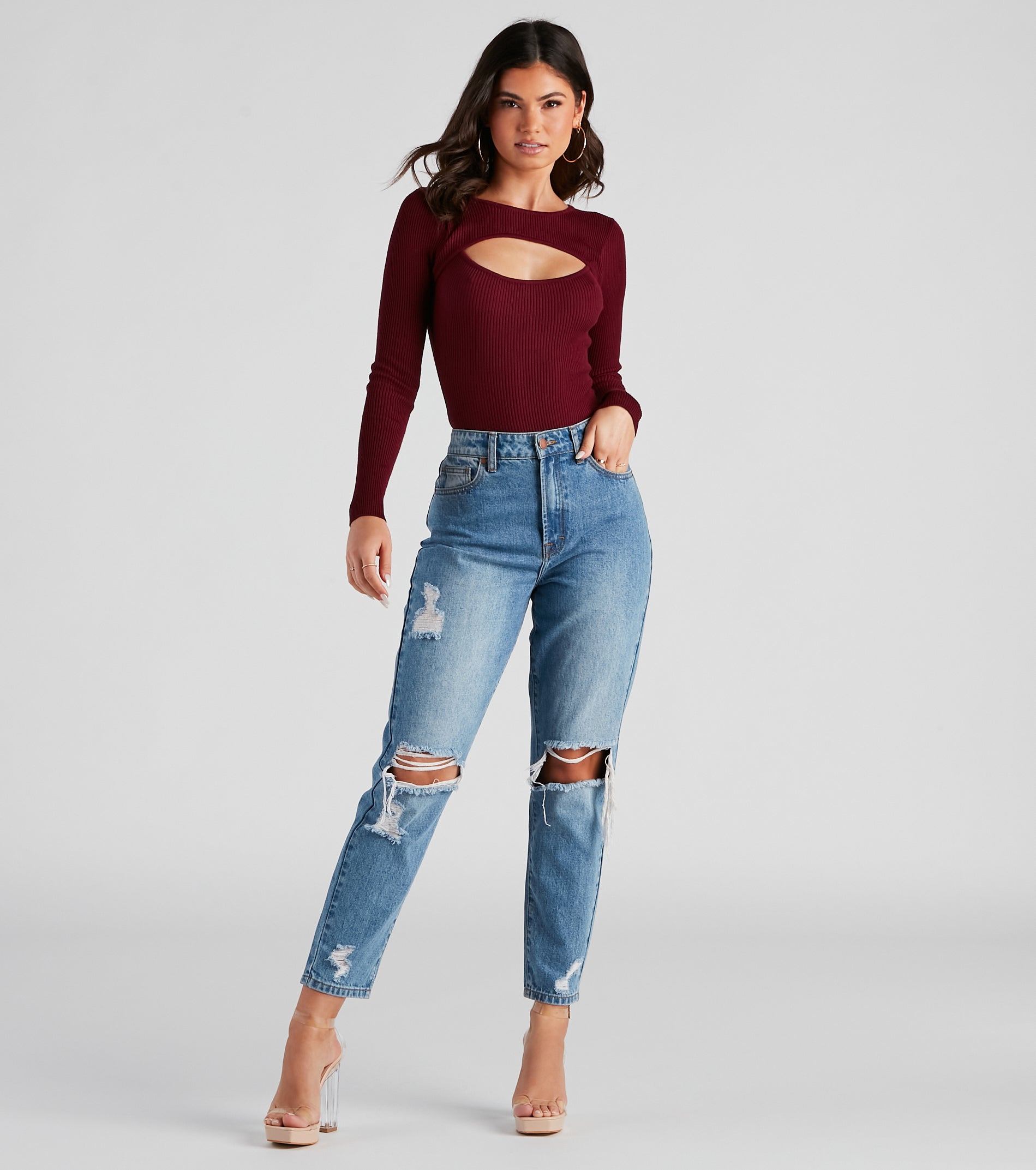 High Agenda Sweater Knit Bodysuit - Image 8