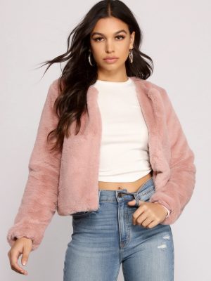 Faux-Ever Fabulous Cropped Jacket