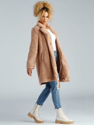 Elevated Glamour Faux Fur Longline Jacket