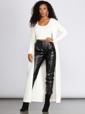 Talk Fuzzy To Me Long Duster