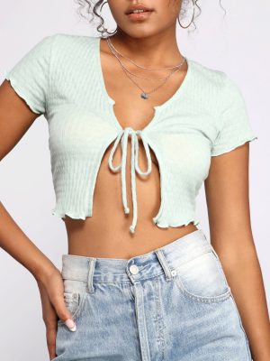 Totally Fab Ribbed Cropped Cardigan