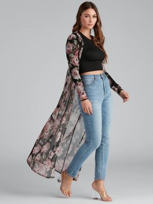 Sweet Intentions Floral Printed Duster