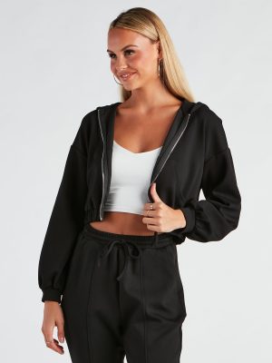 Trendsetting Babe Zip-Up Hoodie