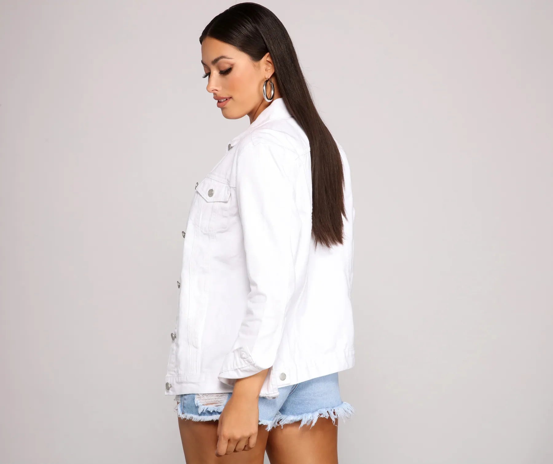 Denim Dream Oversized Jacket - Image 2