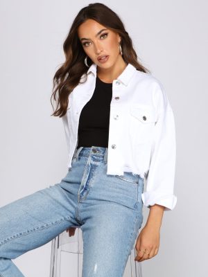 Casual Staple Destructed Denim Jacket