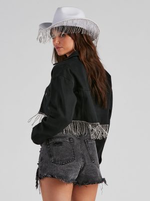 Rhine And True Denim Crop Jacket