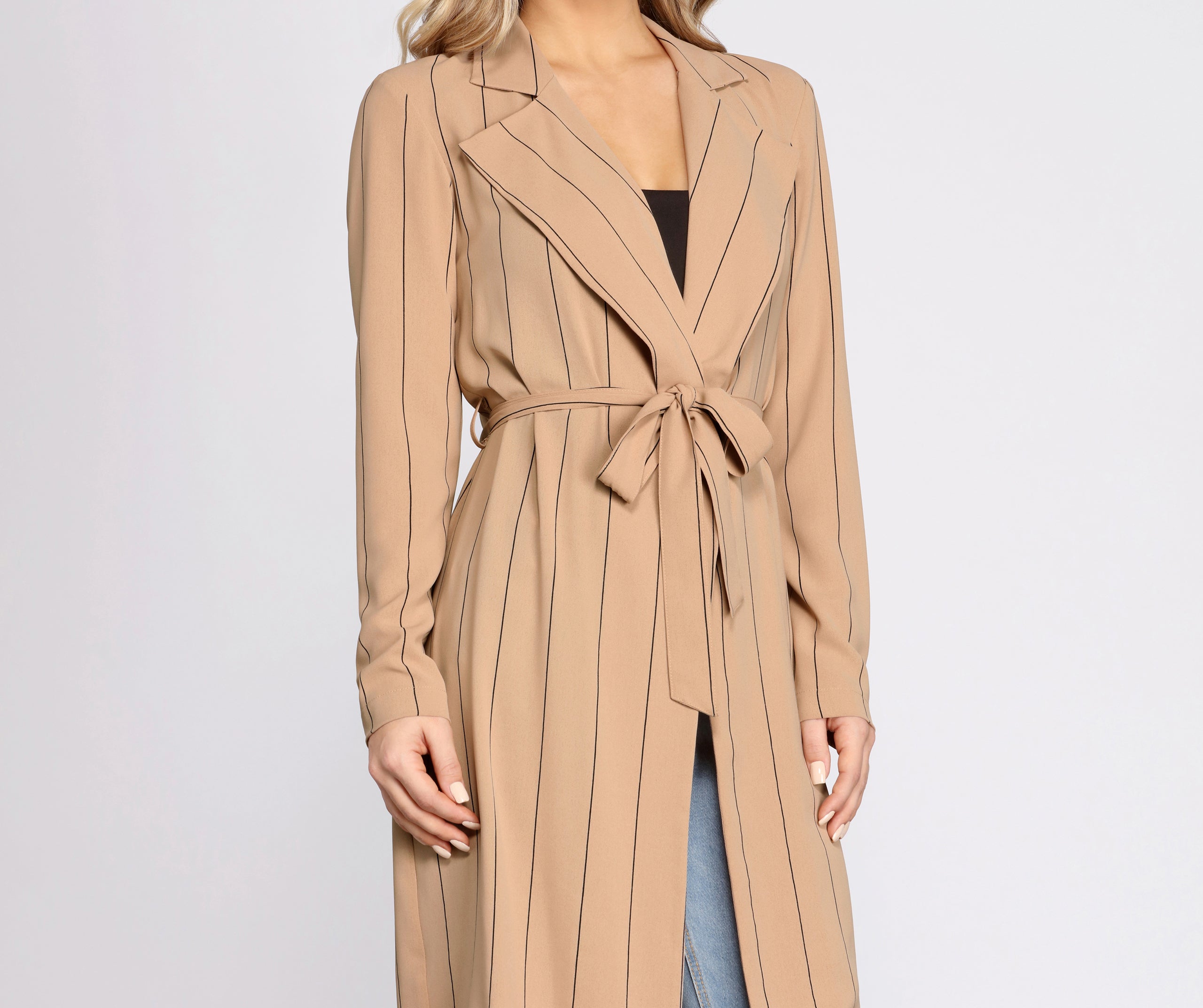 Stripe A Pose Trench - Image 3