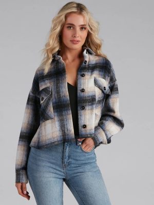 Cozy Vibes Plaid Shacket