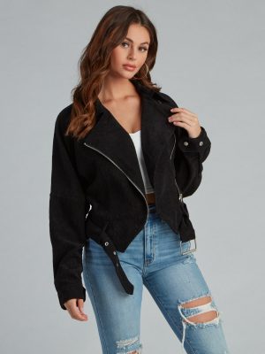 Biker Girl Moment Corduroy Jacket