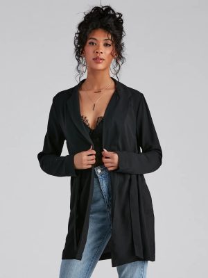 Simply Elevated Tie-Front Trench