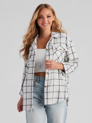 Chill Moment Plaid Shacket