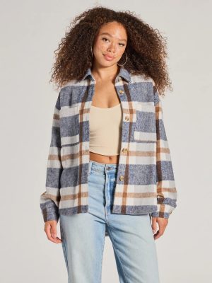Effortless Cutie Long Sleeve Plaid Shacket
